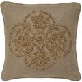 Indis Heritage Linen with Boucle Embroidery Squree Pillow Cover C1074